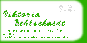 viktoria mehlschmidt business card